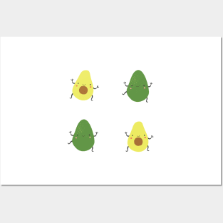 Cute Avocados Posters and Art